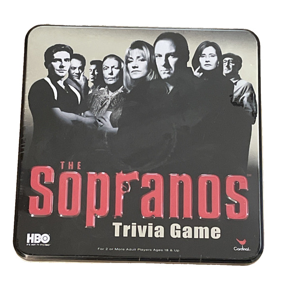 The Sopranos Trivia Game HBO Collectors Tin Cardinal Industries 2004 SEALED - Picture 1 of 7